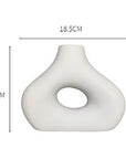 Cutout Vase-White