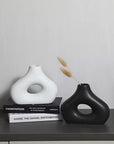 Cutout Vase-White