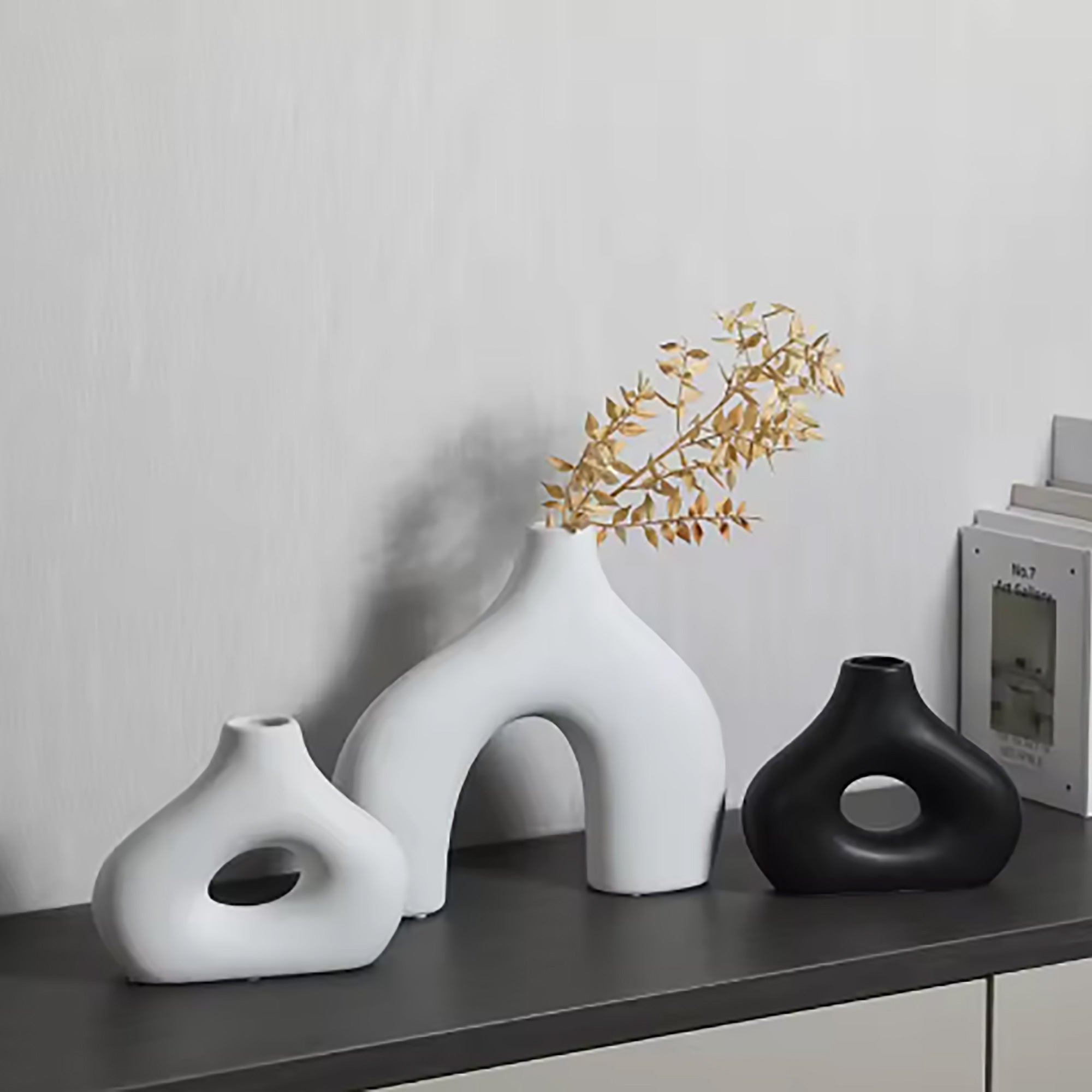 Cutout Vase-White