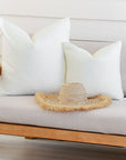 Cushion Cover-Boucle-No Piping-Muse Sage-45cm x 45cm
