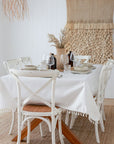 Tablecloth-Check Sage-250cm x 142cm