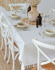 Tablecloth-Check Sage-250cm x 142cm
