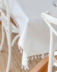 Tablecloth-Check Sage-250cm x 142cm