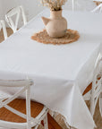 Tablecloth-Check Sage-250cm x 142cm