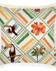 Cushion Cover-Coastal Fringe-Sanctuary-45cm x 45cm