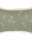 Cushion Cover-Coastal Fringe-Palm Cove Sage-35cm x 50cm