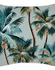 Cushion Cover-With Piping-Palm Trees Seafoam-45cm x 45cm