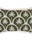 Cushion Cover-Coastal Fringe-Corfu Euclayptus-35cm x 50cm