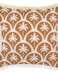Cushion Cover-Coastal Fringe-Corfu Rust-60cm x 60cm