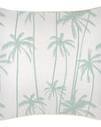 Cushion Cover-With Piping-Tall Palms Mint-45cm x 45cm