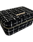 Large Tweed Jewellery Box-Black