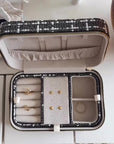 Large Tweed Jewellery Box-Khaki
