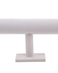 Single Tier Bracelet T-Stand White Velvet