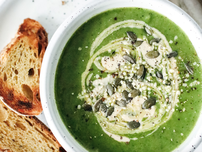 Speedy Green Goddess Soup