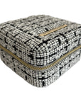 Small Tweed Jewellery Box-Cream