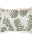 Cushion Cover-Coastal Fringe-Pineapples Sage-35cm x 50cm