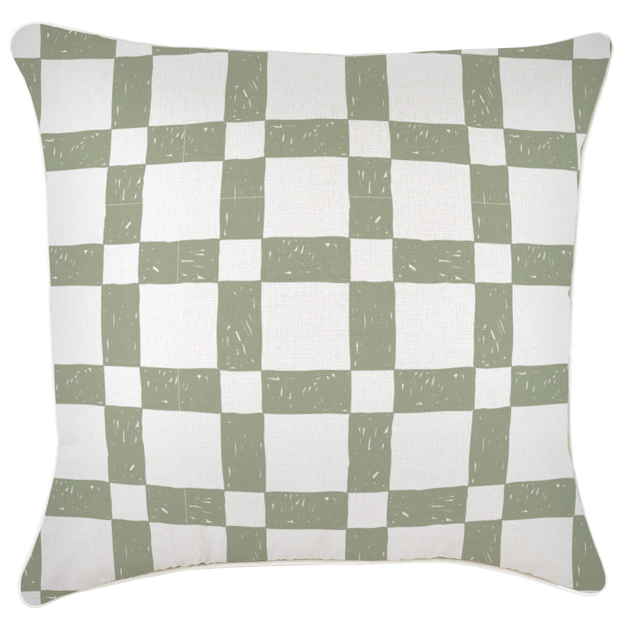 Cushion Cover-With Piping-Patio Sage-60cm x 60cm