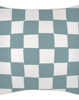Cushion Cover-With Piping-Check Blue-45cm x 45cm