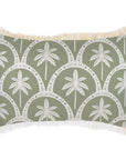 Cushion Cover-Coastal Fringe-Corfu Sage-35cm x 50cm
