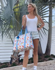 Striped Beach Bag-La Mer