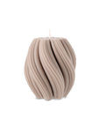 Swirl Candle-Beige-Sea Salt & Caramel