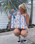 Striped Beach Bag-La Mer
