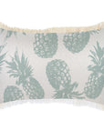 Cushion Cover-Coastal Fringe-Pineapples Seafoam-35cm x 50cm