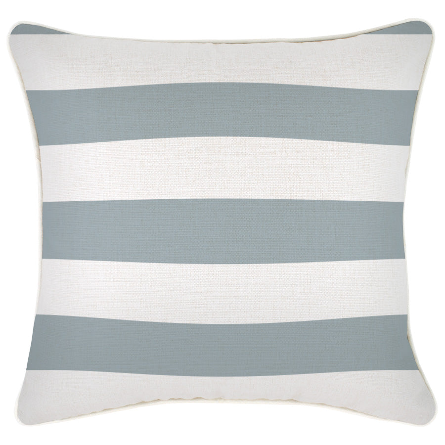 Cushion Cover-With Piping-Deck Stripe Smoke -45cm x 45cm