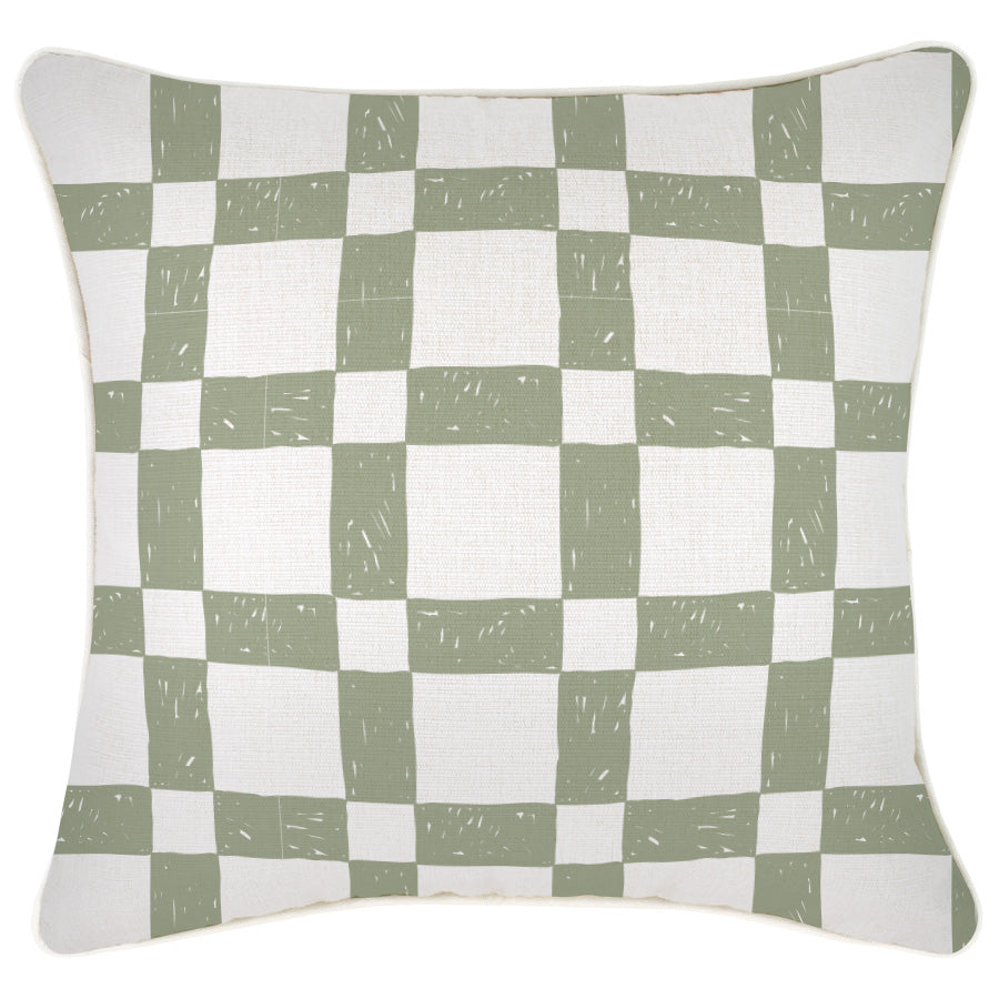 Cushion Cover-With Piping-Patio Sage-45cm x 45cm