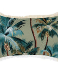 Cushion Cover-Coastal Fringe-Palm Trees Sage-35cm x 50cm
