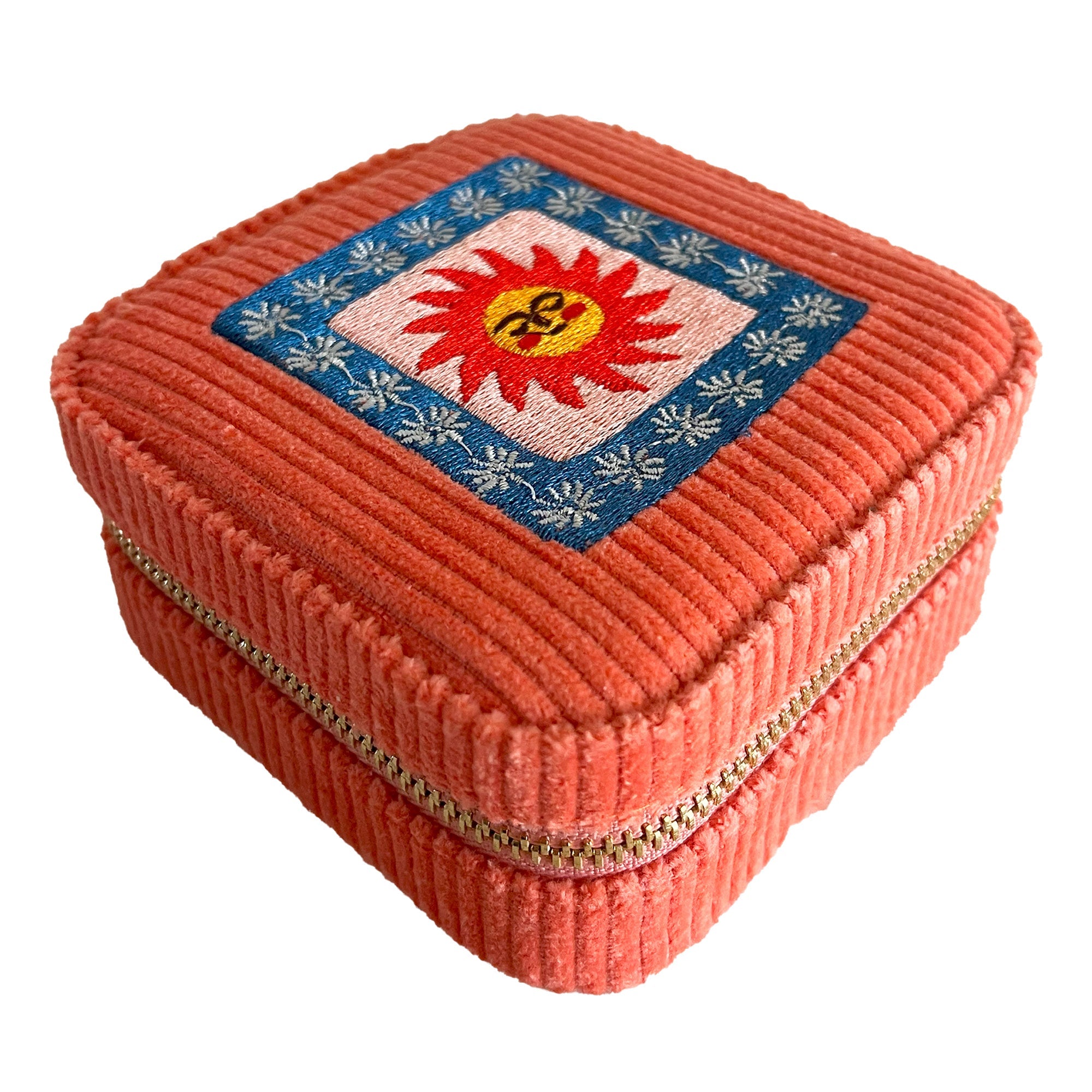 Small Corduroy Jewellery Box Orange Sun Escape To Paradise small-corduroy-jewellery-box-orange-sun-escape-to-paradise