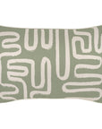 Cushion Cover-With Piping-Maze Sage-35cm x 50cm