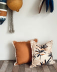 Cushion Cover-Coastal Fringe-Alfresco Beige-60cm x 60cm