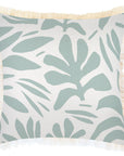 Cushion Cover-Coastal Fringe-Tahiti Seafoam-45cm x 45cm