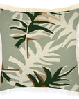 Cushion Cover-Coastal Fringe-Alfresco Sage-45cm x 45cm