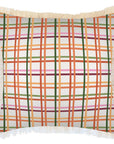 Cushion Cover-Coastal Fringe-Colour Mesh White-60cm x 60cm