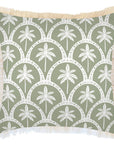 Cushion Cover-Coastal Fringe-Corfu Sage-60cm x 60cm