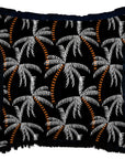 Cushion Cover-Coastal Fringe Black-Tavarua-60cm x 60cm