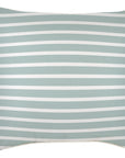 Cushion Cover-With Piping-Hampton Stripe Seafoam-60cm x 60cm