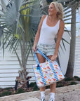 Striped Beach Bag-La Mer