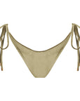 Thin Tie Side Bikini Bottom-Velvet Green