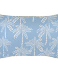 Cushion Cover-With Piping-Cabana Palms Pale Blue-35cm x 50cm