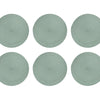 Round Placemat Set of 6-Aqua-38cm