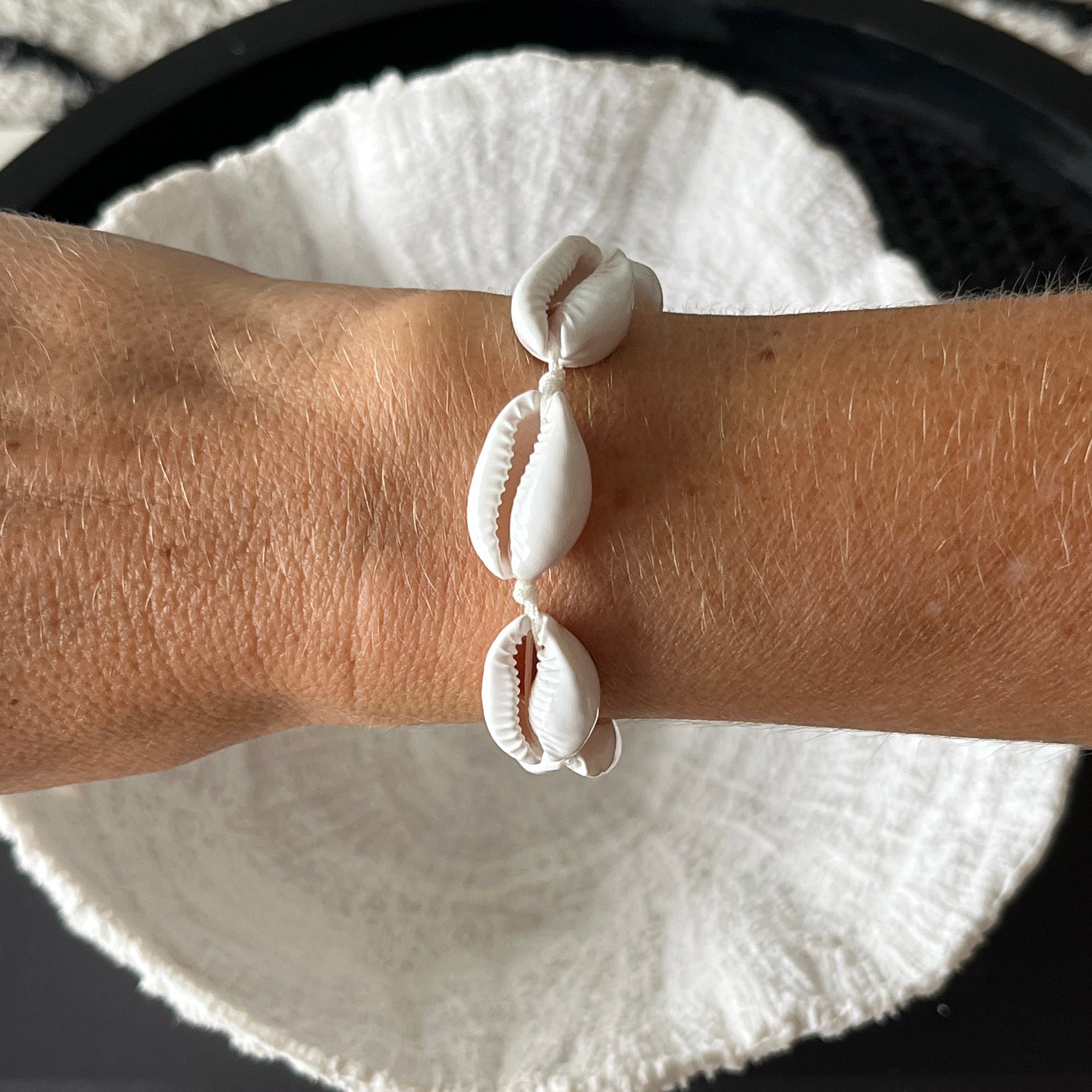 Bracelet-White Shells