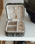Small Tweed Jewellery Box-Khaki