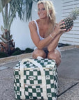 Cooler Bag-Large-Check Palm Kale