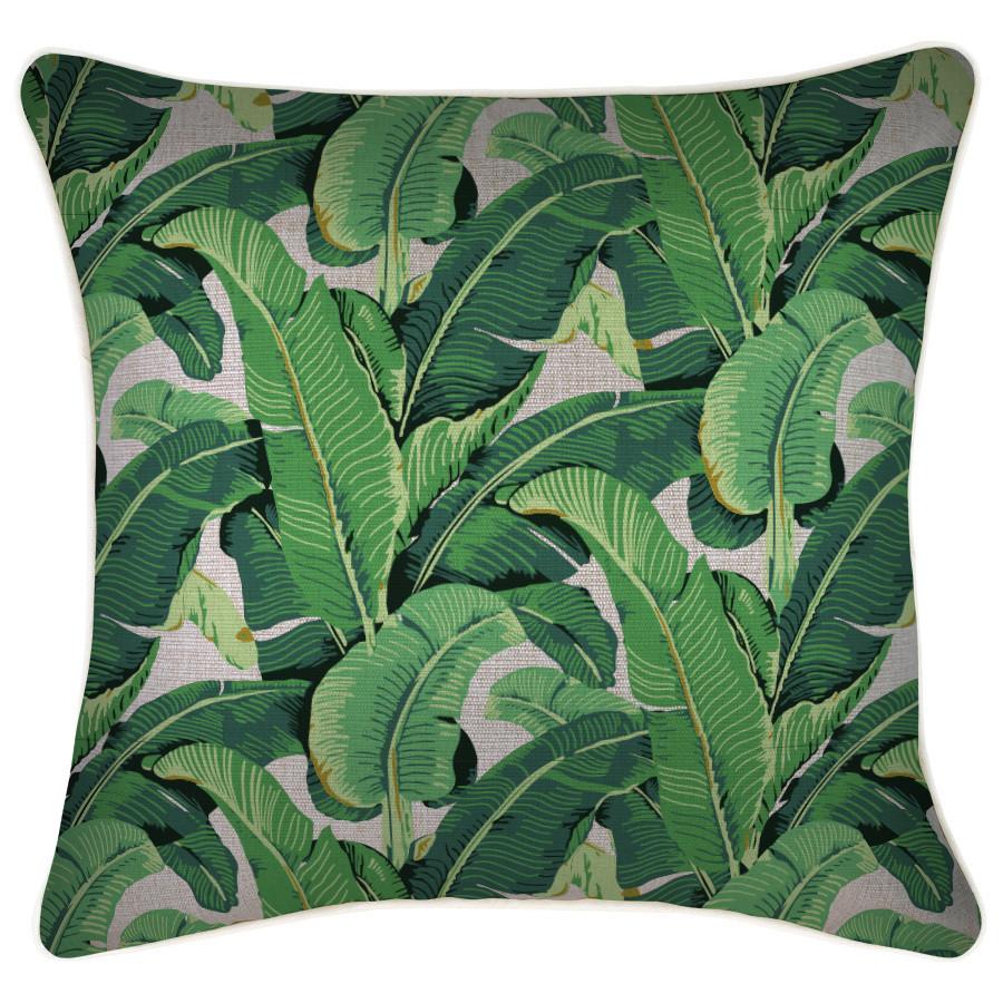 Cushion Cover-With Piping-Banana Leaf Natural-45cm x 45cm