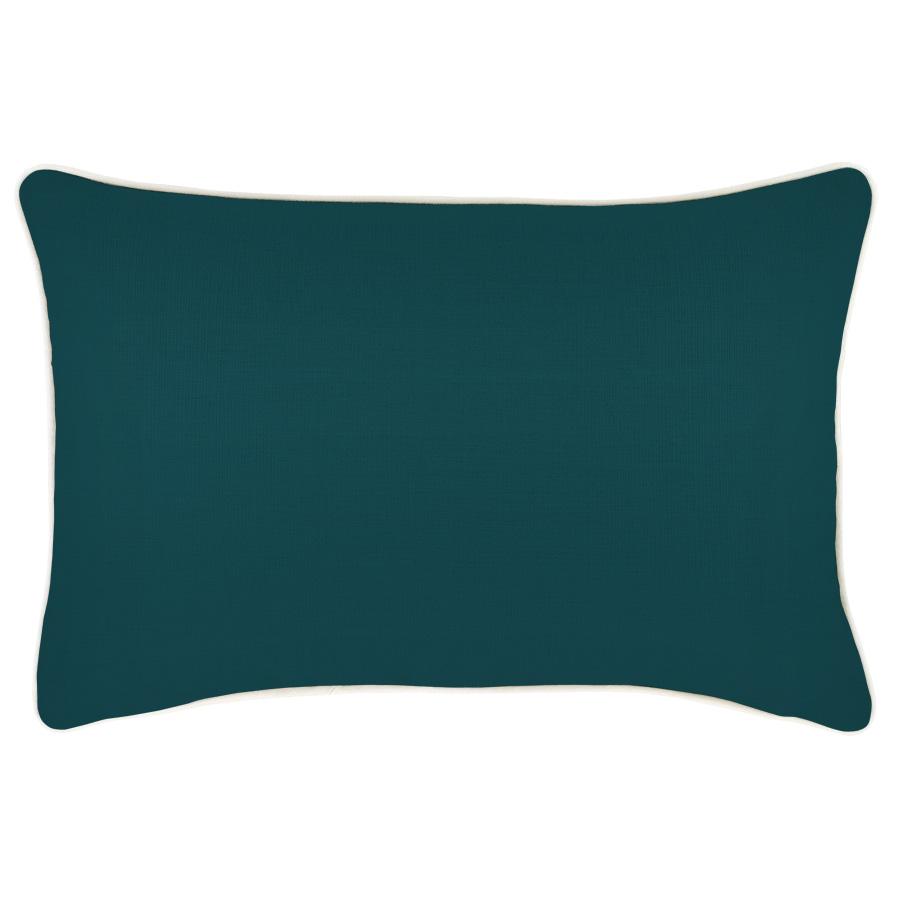 Cushion Cover-With Piping-Teal-45cm x 45cm