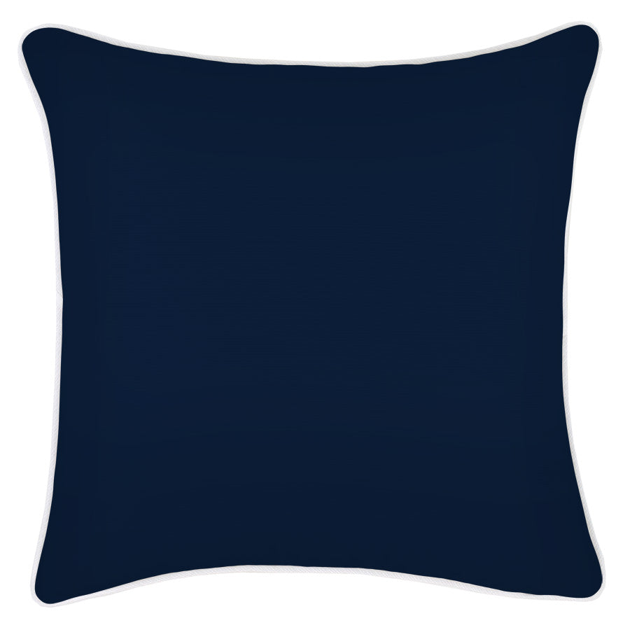 Cushion Cover-With Piping-Navy-45cm x 45cm
