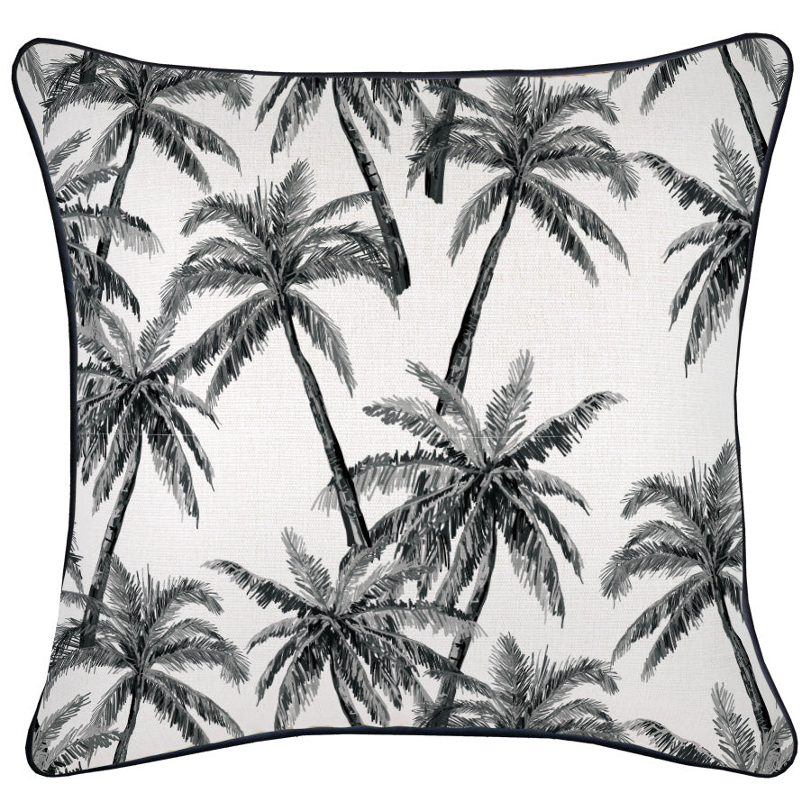 Cushion Cover-With Black Piping-Castaway-45cm x 45cm